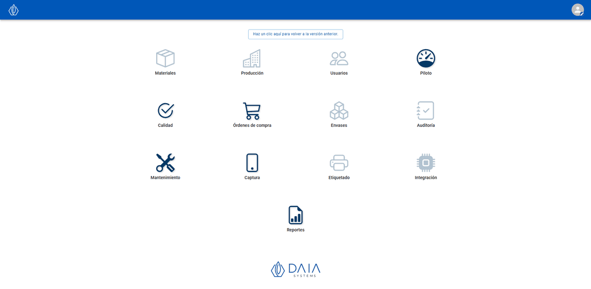 Daia ERP Dashboard