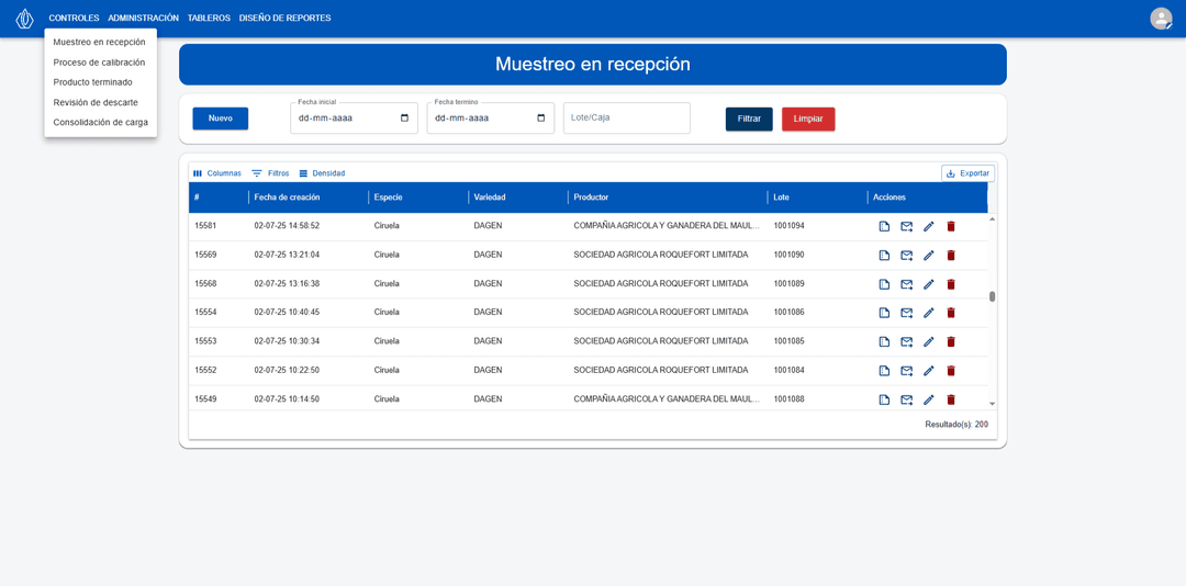 Daia Calidad Screenshot